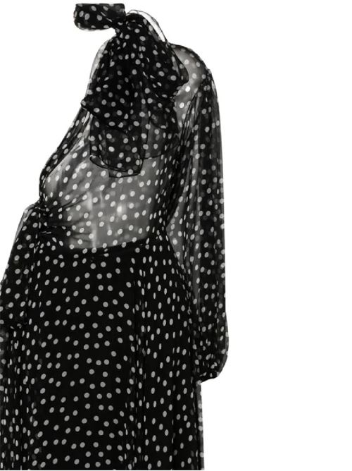 polka-dot chiffon midi dress Dolce & Gabbana | F6JFLTIS1UIHNBDW